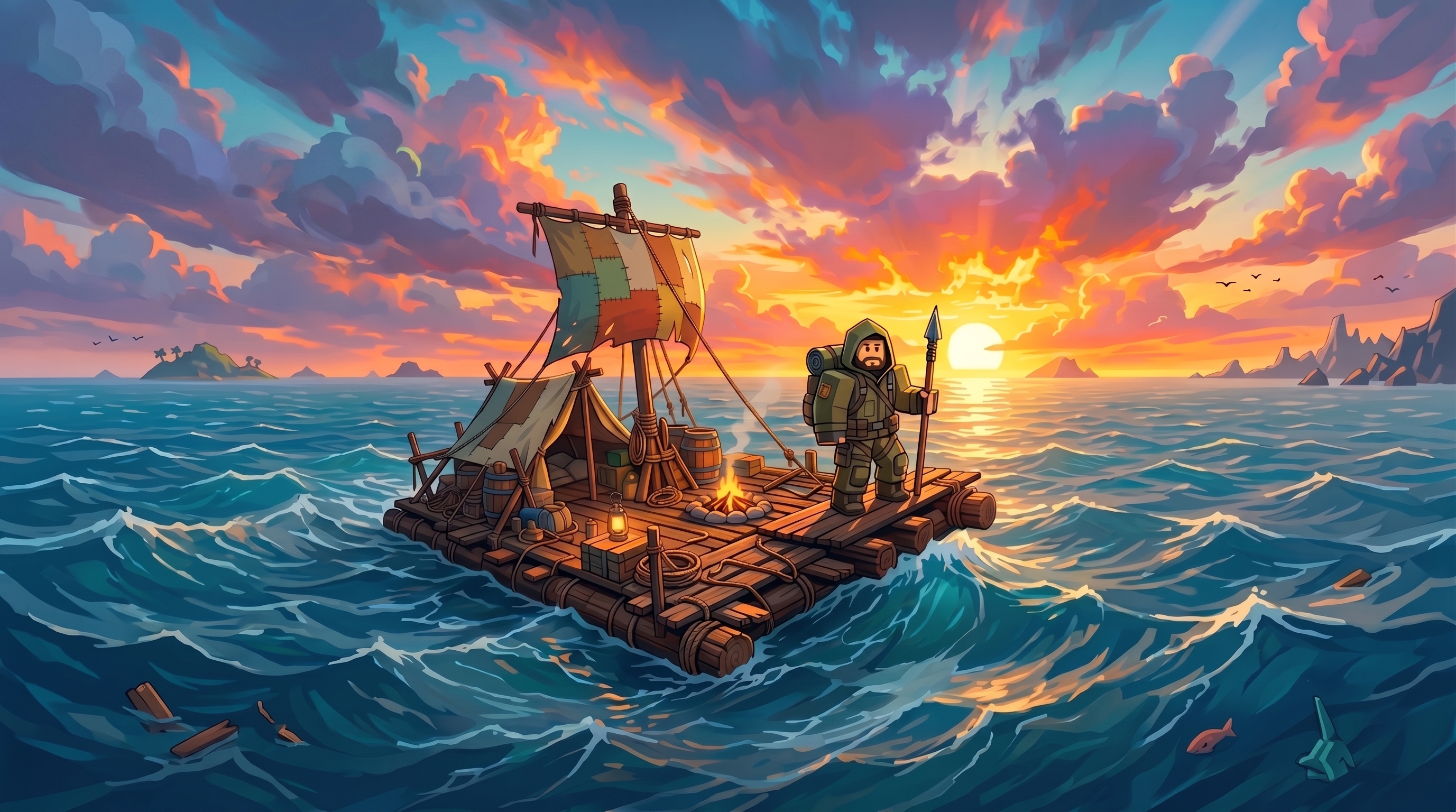 Adrift: Raft Survival